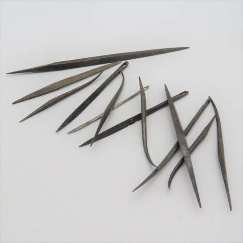 Lot of 15 vintage tools - leather work