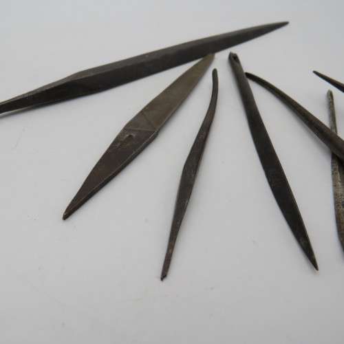 Lot of 15 vintage tools - leather work