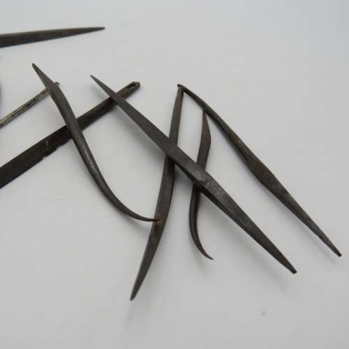 Lot of 15 vintage tools - leather work