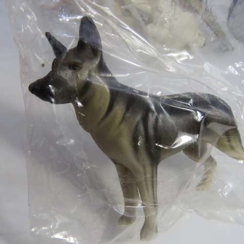 Vintage set of collectable plastic dogs