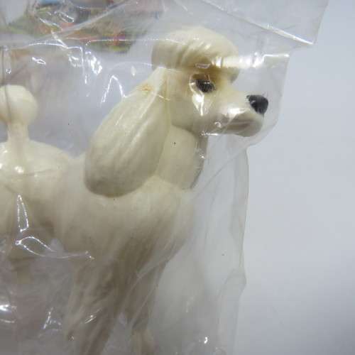 Vintage set of collectable plastic dogs