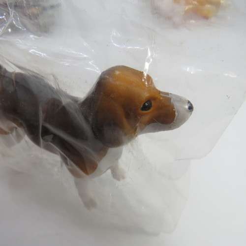 Vintage set of collectable plastic dogs