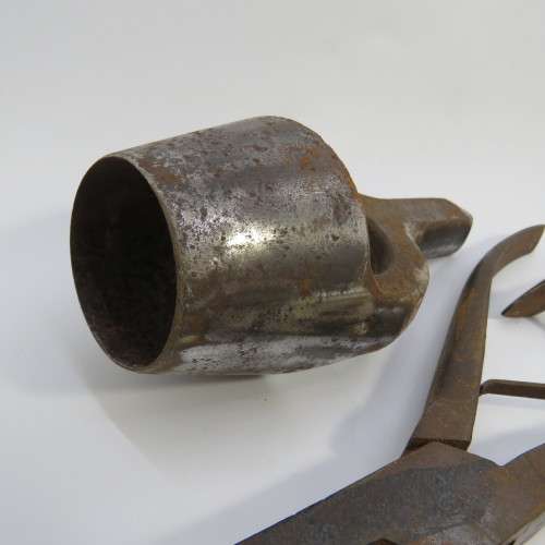 Lot of 7 vintage leather work tools