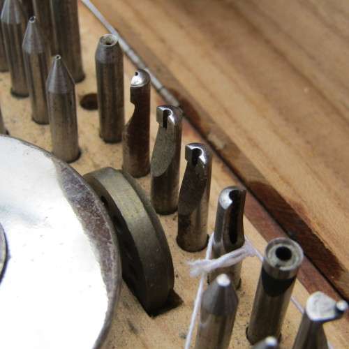 Vintage jewellery/watch making tool set in original box