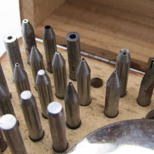 Vintage jewellery/watch making tool set in original box