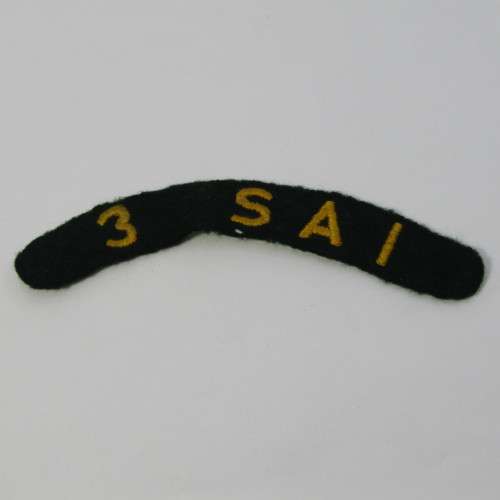 SADF 3 SA Infantry cloth shoulder title