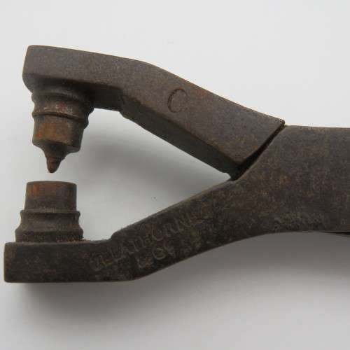 Lot of 3 vintage leather working tools