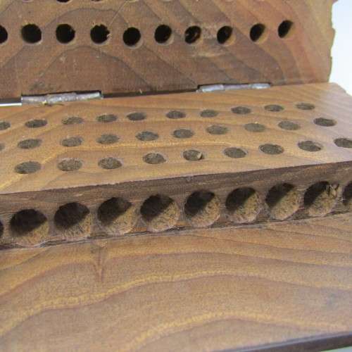 Vintage wooden hand carved cigarette holder