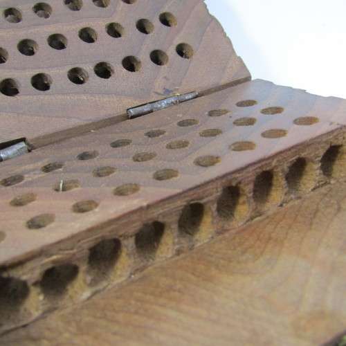 Vintage wooden hand carved cigarette holder