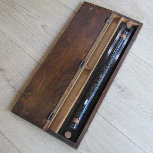 Antique parallel rolling ruler in original box
