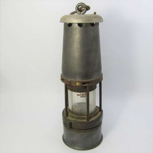 Vintage Wolf safety lamp - mining lamp
