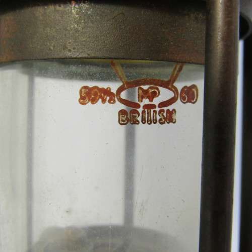 Vintage Wolf safety lamp - mining lamp