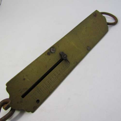 Vintage Salter Improved spring balance hanging scale