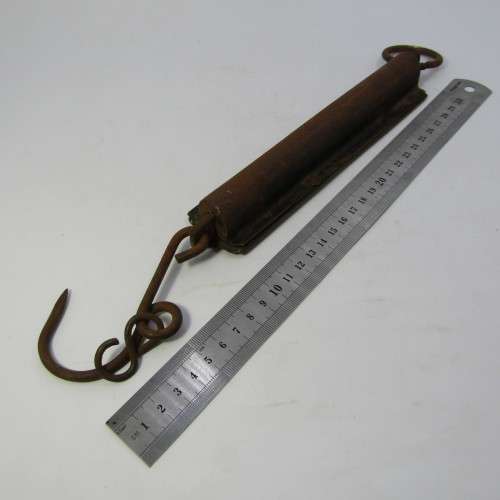 Vintage Salter Improved spring balance hanging scale