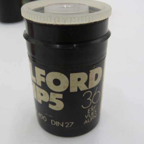 Vintage Agfa The Power of Color tin with 4 expired films