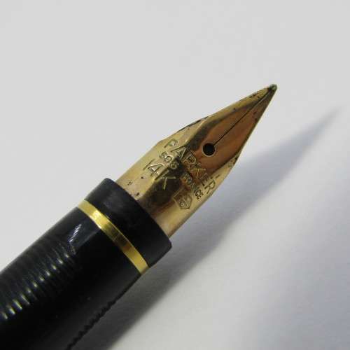 Parker fountain pen with 14kt gold nib