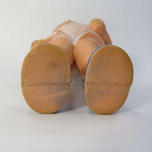 Vintage PML Rompy rubber toy doll - ear damaged