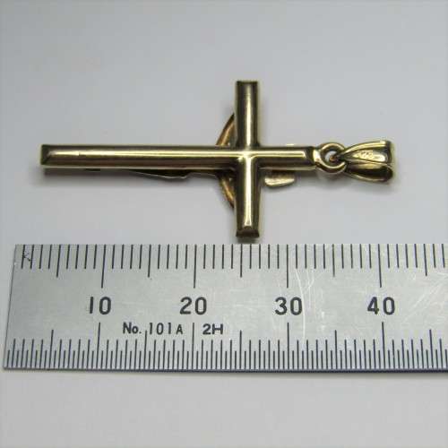 9kt Gold Crucifix pendant - weighs 1,3g