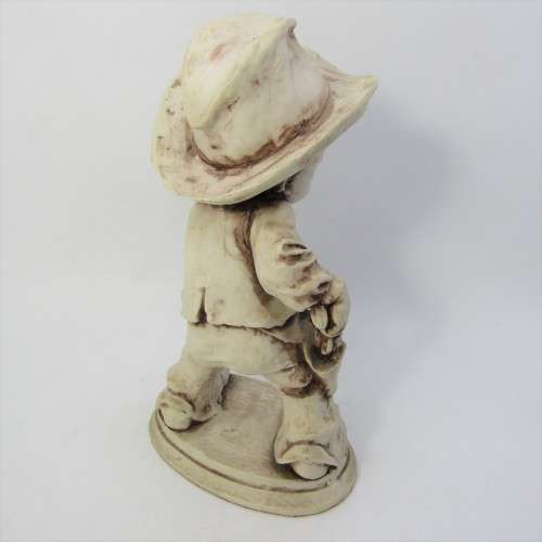 Vintage Resin Cowboy sculpture - 21cm