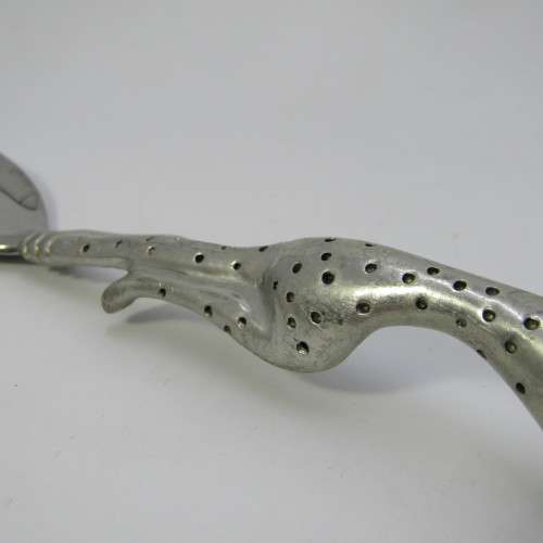 Pair of Diana Carmichael Cheetah salad servers