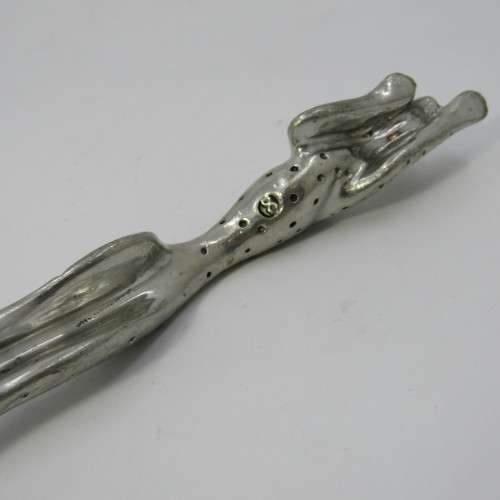 Pair of Diana Carmichael Cheetah salad servers