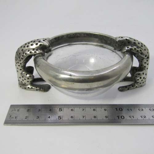 Diana Carmichael double Cheetah salt dish