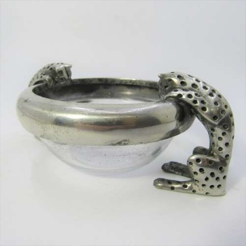 Diana Carmichael double Cheetah salt dish