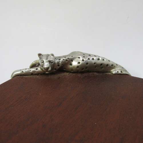 Diana Carmichael Cheetah cheese with knife