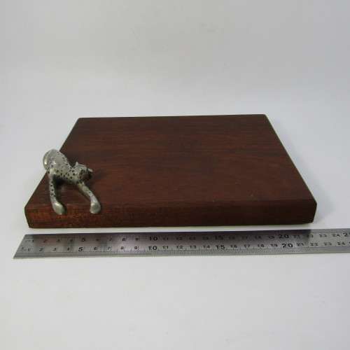 Diana Carmichael Cheetah cheese with knife