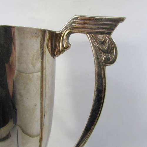 Large vintage silver plated trophy - size 34cm