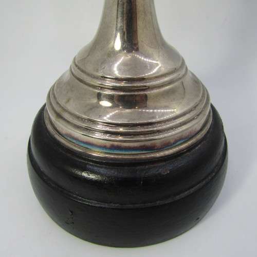 Large vintage silver plated trophy - size 34cm