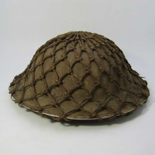 WW2 British Brodie helmet with mesh
