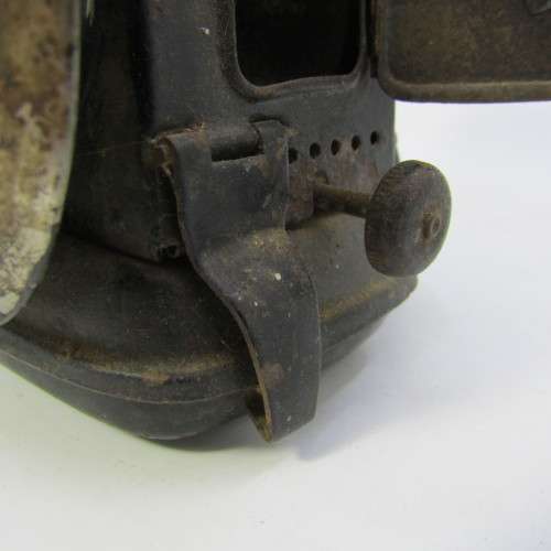 Antique Miller bicycle oil lamp lantern with burner