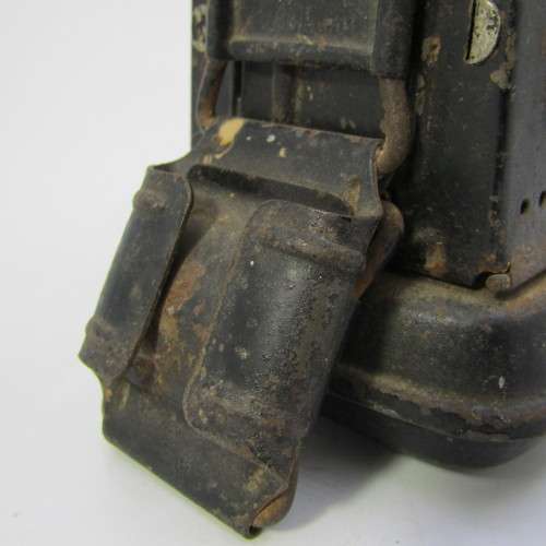 Antique Miller bicycle oil lamp lantern with burner