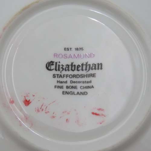 Vintage Elizabathan Rosamund cup and saucer