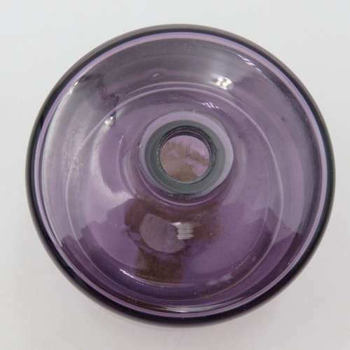 Vintage purple glass inkwell