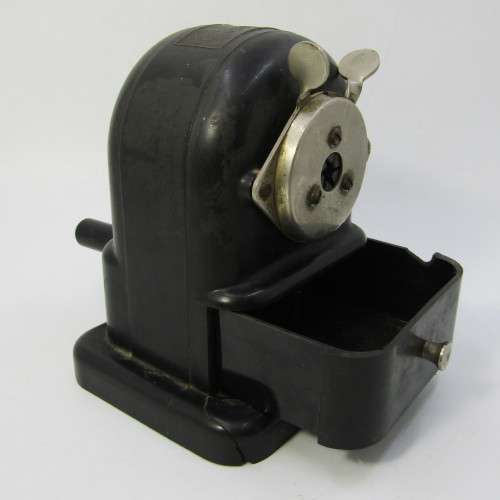 Vintage Steadtler Bakelite No. 5700 pencil sharpener made in Germany - crack on base