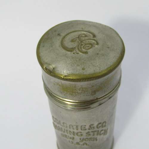 Vintage Colgate and Co. shaving stick tin - empty