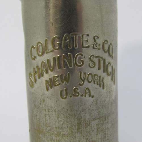Vintage Colgate and Co. shaving stick tin - empty
