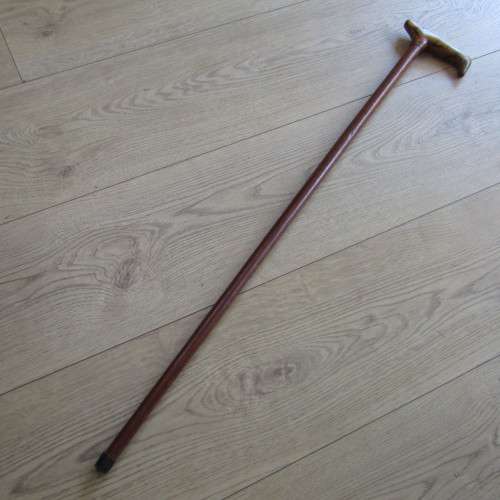 Vintage wooden walking stick - 93cm