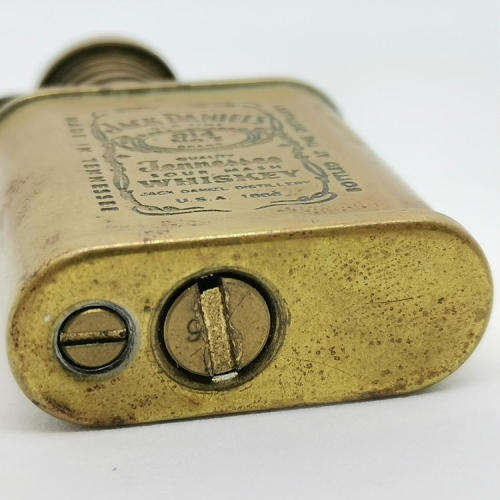 Vintage brass Jack Daniels No.2 pocket lighter
