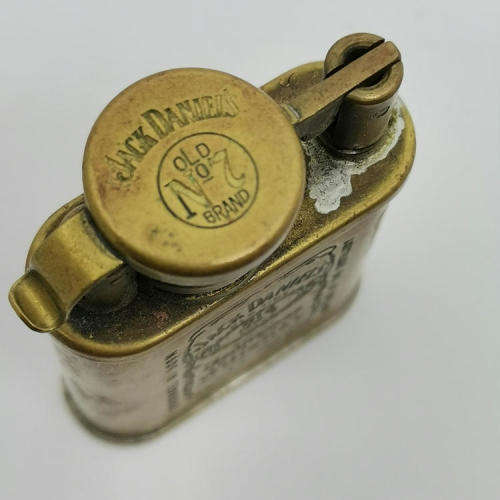 Vintage brass Jack Daniels No.2 pocket lighter