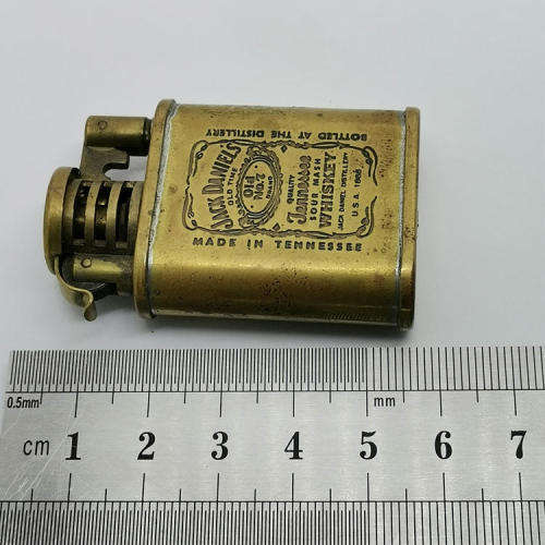 Vintage brass Jack Daniels No.2 pocket lighter