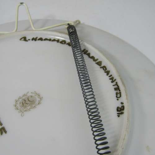 Hand painted Malachite Sunbird on Sri Lanka plate