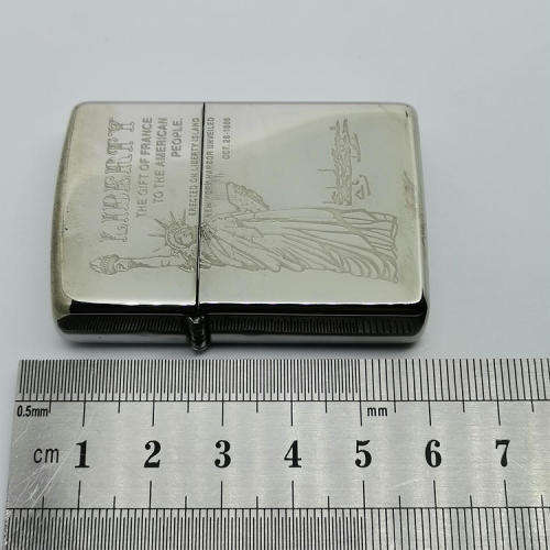Original Zippo with Statue of Liberty