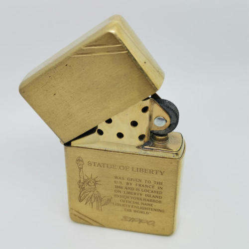 Original Zippo with Statue of Liberty