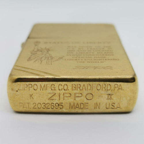 Original Zippo with Statue of Liberty