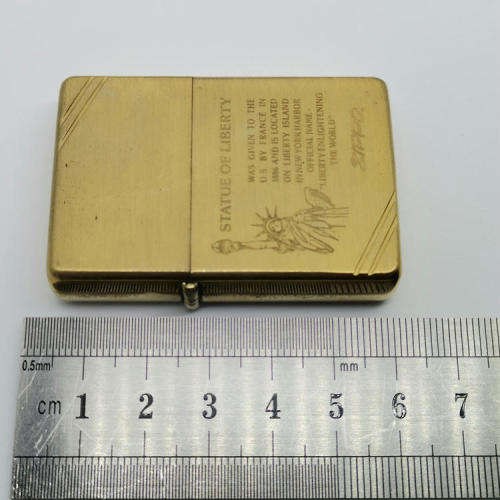 Original Zippo with Statue of Liberty