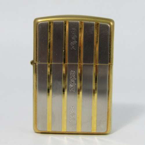 Original 1998 Zippo with two-tone front panel - excellent condition
