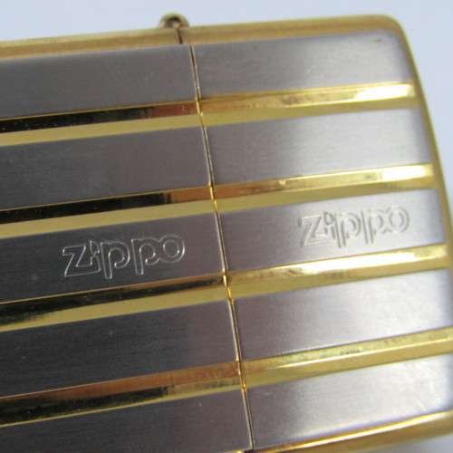 Original 1998 Zippo with two-tone front panel - excellent condition